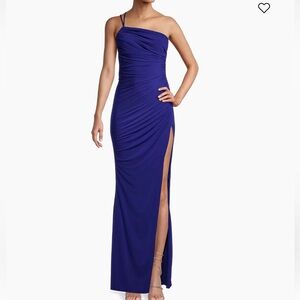 Katie May Winnipeg One-Shoulder Ruched Gown
